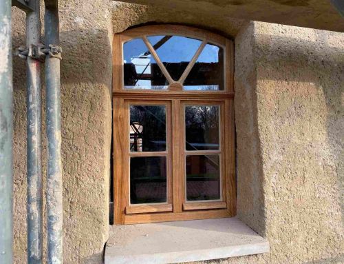 Die Mühle bekommt Fenster